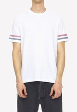 Thom Browne Textured Cotton T-shirt White MJS204A-J0046-100