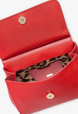 حقيبة يد سيسيلي متوسطة من جلد الدوفين