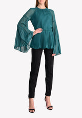 Nyla Pleated Fit Flare Top