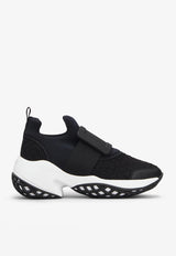 Roger Vivier Viv' Run Low-Top Sneakers Black RVW50624160KOTB999 B999