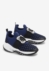 Roger Vivier Viv' Run Crystal Buckle Sneakers RVW50624180KZP4126 4126 Multicolor