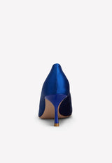 Viv' Choc 60 Strass Buckle Pumps in Satin Roger Vivier RVW61832590RS0U606 Blue