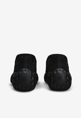 Roger Vivier Viv' Run Light Crystal Embellished Buckle Sneakers RVW63731340QPSB999 B999 Black