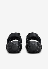 Roger Vivier Viv' Run Crystal Buckle Sandals RVW66733560DX2B999 B999 Black