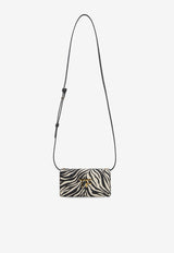Tom Ford Mini Zebra Print Leather Clutch S0342-ICL079G 7NW01 Monochrome