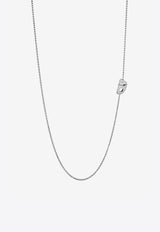 Special Order - Diamond Embellished Stone Necklace in 18-karat Gold