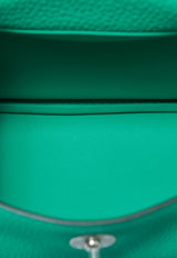 Mini Lindy in Menthe Taurillon Clemence with Palladium Hardware