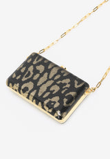 Tom Ford Sequined Leopard Clutch Black L1118T-X55 BLG