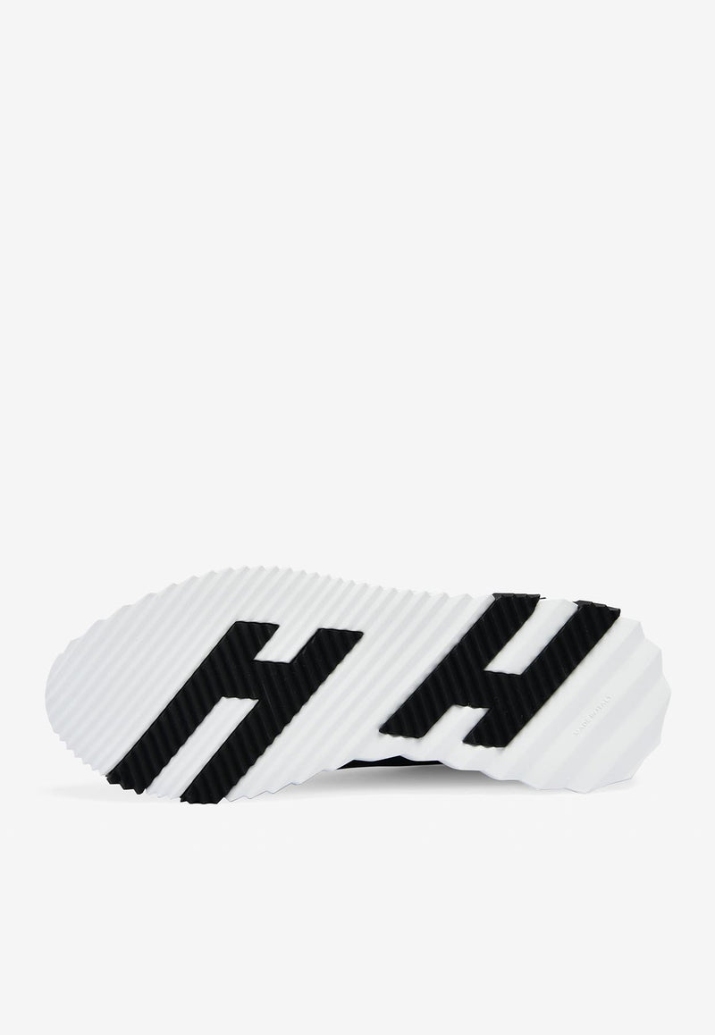 Hermès Bouncing Low-Top Sneakers in Calfskin and Suede