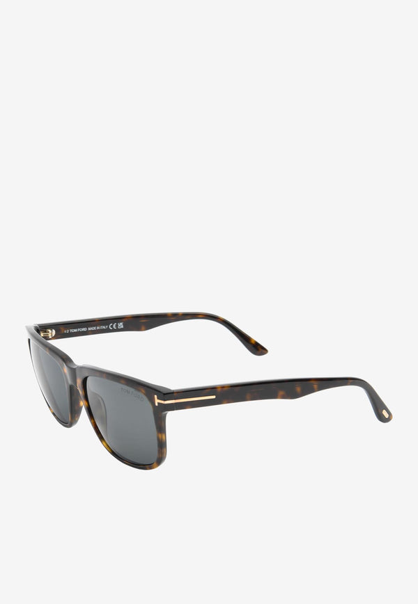 Tom Ford Stephenson Square Sunglasses Gray FT077552A56BROWN MULTI
