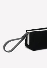 Velvet Crystal Embellished Box Clutch Tom Ford Black L1119P-V01 BLK