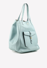 T-Twist Hollywood Leather Tote Bag Tom Ford Sky Blue L1171T-CT3 SKB