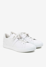 Hermès Day Palladium Kelly Buckle Sneakers in Calf Leather White HDPKBSCL-WHT