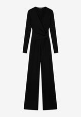 Tom Ford Draped Jersey Jumpsuit Black TUJ105-JEX019 LB999