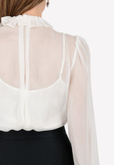 قميص كاستيوم من الحرير