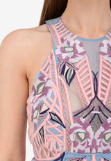 فستان امبريس مطرز