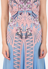 فستان امبريس مطرز