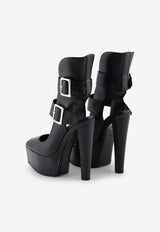 105 Double-Buckle Platform Boots