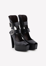 105 Double-Buckle Platform Boots