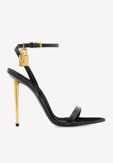 Tom Ford 105 Padlock Leather Sandals W2272-LKD002G 1N001 Black