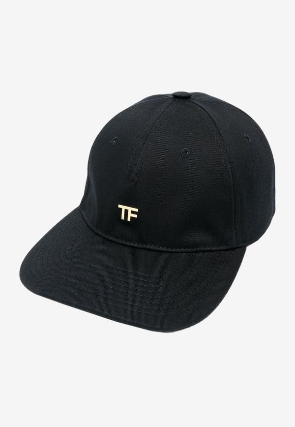 Tom Ford TF Logo Baseball Cap WH002-TCN008G 1N001 Black