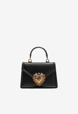 Dolce & Gabbana Small Devotion Metallic Leather Top Handle Bag BB6711 AV893 80999