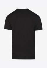 Dolce & Gabbana Black Embroidered Basic Short-Sleeved T-shirt G8JX7Z G7WRN N0000