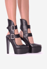 105 Double-Buckle Platform Boots