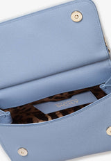 حقيبة يد سيسيلي متوسطة من جلد الدوفين