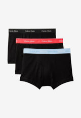 Calvin Klein Logo Waistband Classic Trunks - Set of 3 Black 000NB4002A3RX_BLACK MULT