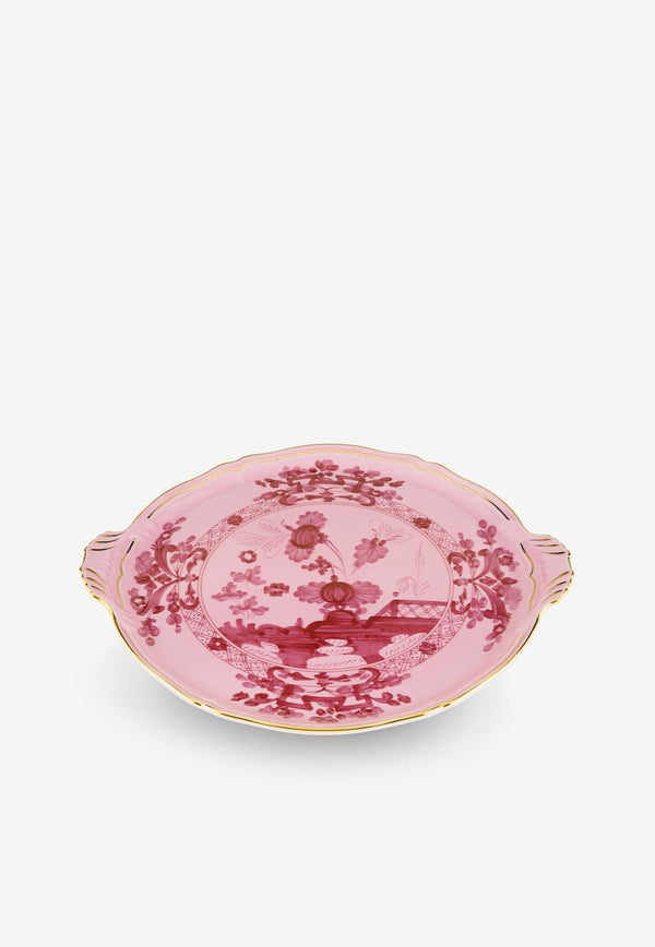 Ginori 1735 Oriente Italiano Round Cake Plate Pink 003RG00 FCT910 01 0305 G00124200