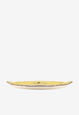 Ginori 1735 Oriente Italiano Round Cake Plate Yellow 003RG00 FCT910010305G00123900