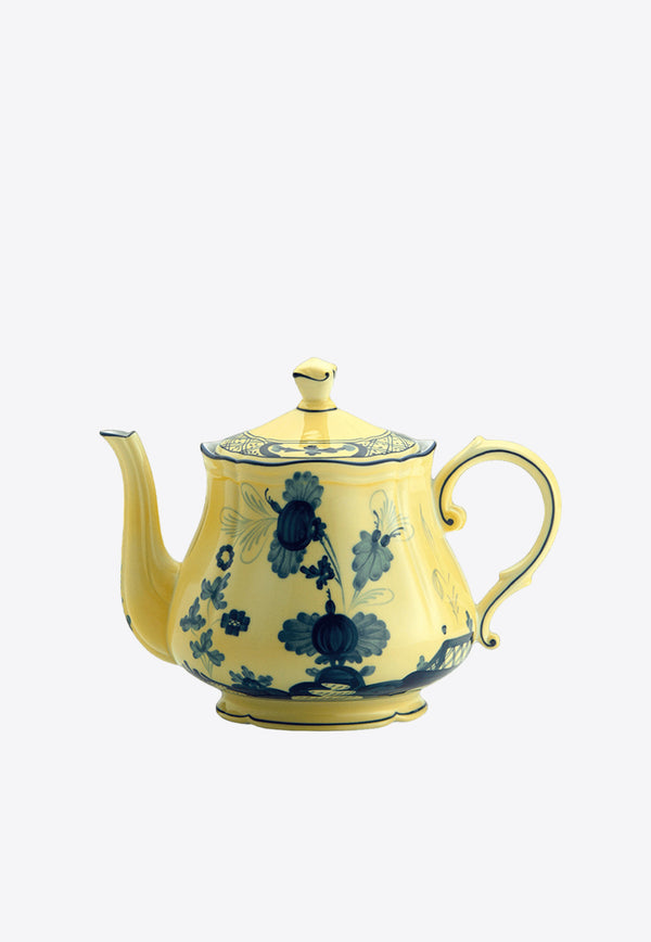 Ginori 1735 Oriente Italiano Teapot with Cover Yellow 003RG00 FTE400 01 0068 G00123900