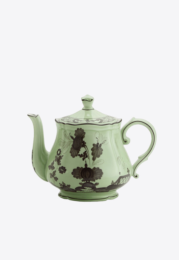 Ginori 1735 Oriente Italiano Teapot with Cover Green 003RG00 FTE400 01 0068 G00124100