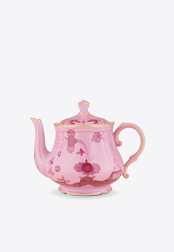 Ginori 1735 Oriente Italiano Teapot with Cover Pink 003RG00 FTE400 01 0068 G00124200