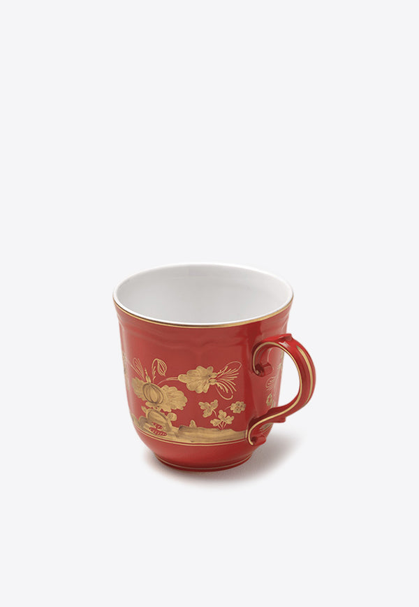 Ginori 1735 Oriente Italiano Porcelain Mug Red 003RG00 FTZ700LX0400G00132900