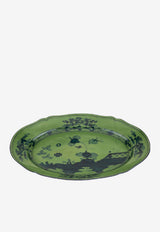 Ginori 1735 Large Oriente Italiano Oval Platter Green 003RG00 FVS130010385G00123600