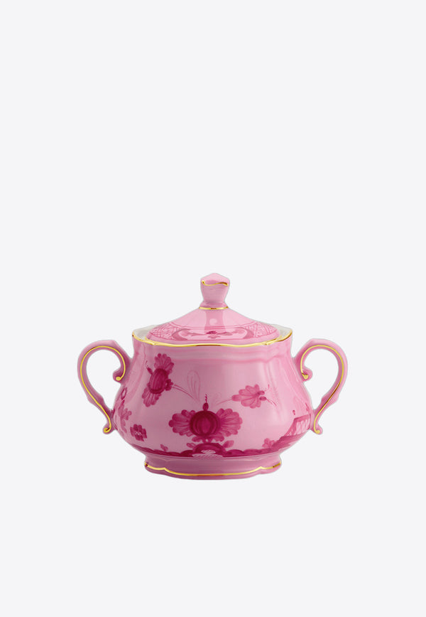 Ginori 1735 Oriente Italiano Sugar Bowl with Lid Pink 003RG00 FZU000 01 0270 G00124200