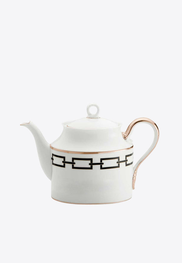 Ginori 1735 Catene Teapot with Cover White 004RG00 FTE400 01 0900 G00125500