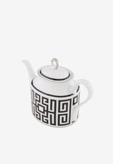 Ginori 1735 Labirinto Teapot with Platinum Trim White 004RG00 FTE400010900G00125100
