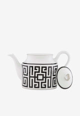 Ginori 1735 Labirinto Teapot with Platinum Trim White 004RG00 FTE400010900G00125100