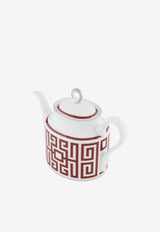 Ginori 1735 Labirinto Teapot with Platinum Trim White 004RG00 FTE400010900G00125300
