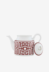 Ginori 1735 Labirinto Teapot with Platinum Trim White 004RG00 FTE400010900G00125300