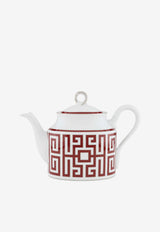 Ginori 1735 Labirinto Teapot with Platinum Trim White 004RG00 FTE400010900G00125300