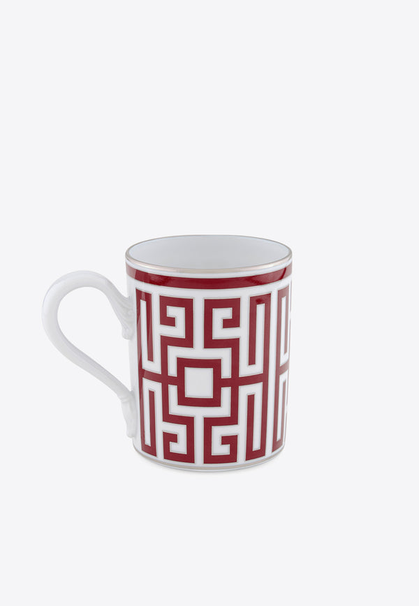 Ginori 1735 Labirinto Porcelain Mug Red 004RG00 FTZ701 01 0400 G00125300