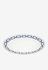 Ginori 1735 Large Catene Oval Platter White 004RG00 FVS130010400G00125600