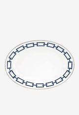 Ginori 1735 Large Catene Oval Platter White 004RG00 FVS130010400G00125600
