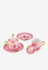 Ginori 1735 Oriente Italiano Tête à Tête Coffee Set - Set of 2 Pink 004RG00 FX917601G00124200