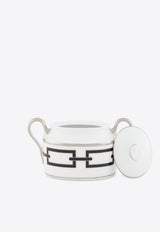 Ginori 1735 Catene Sugar Bowl with Lid White 004RG00 FZU000 01 0150 G00125500