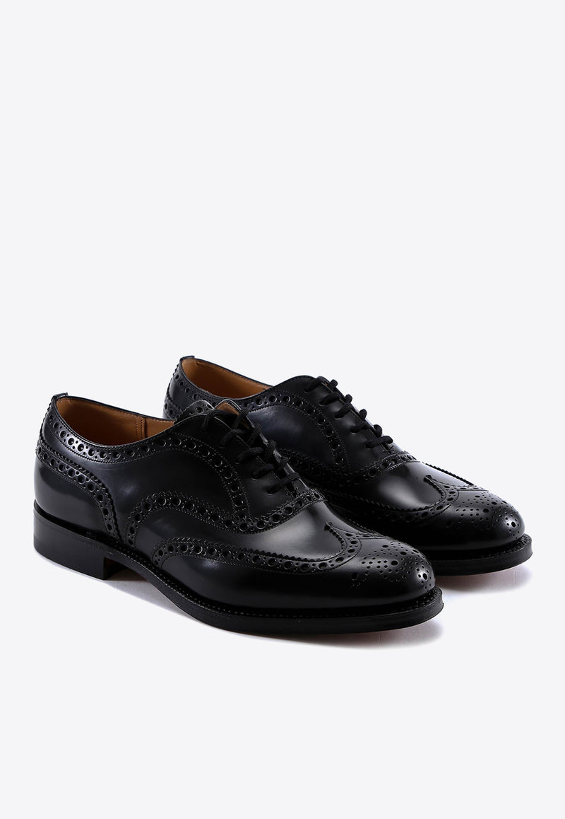 Church's Burwood Leather Brogue Shoes Black EEB0029XV_F0AAB